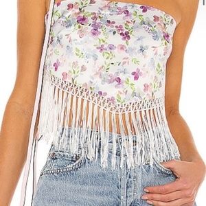 Elly Top Watercolor Majorelle Revolve